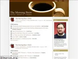 Sites similar to themorningbrew.net