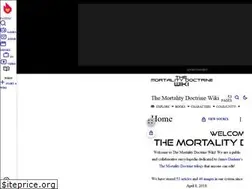 Sites similar to themortalitydoctrine.wikia.com