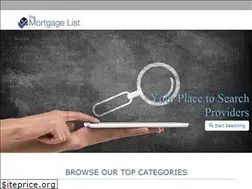 Sites similar to themortgagelist.com