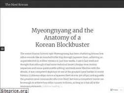 Sites similar to themostkorean.wordpress.com