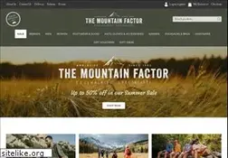 Sites similar to themountainfactor.com