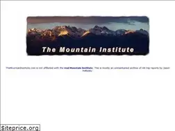Sites similar to themountaininstitute.com