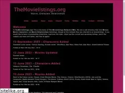 Sites similar to themovielistings.org
