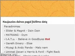 Sites similar to themusic.lt