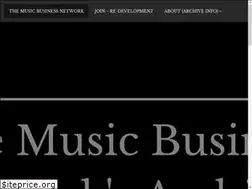 Sites similar to themusicbusinessnetwork.com