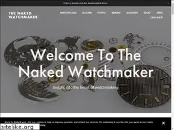 Sites similar to thenakedwatchmaker.com