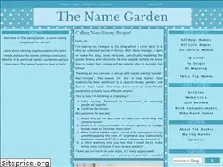 Sites similar to thenamegarden.com