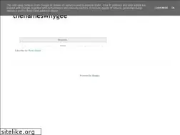 Sites similar to thenameswhygee.blogspot.com