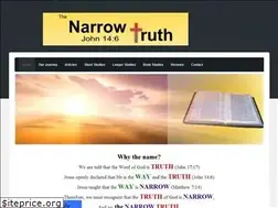 Sites similar to thenarrowtruth.com