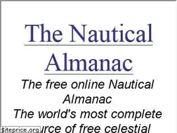 Sites similar to thenauticalalmanac.com