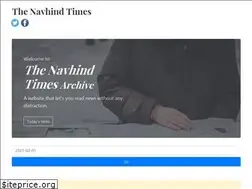 Sites similar to thenavhindtimes.in