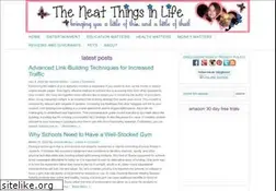 Sites similar to theneatthingsinlife.com
