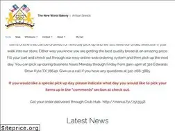 Sites similar to thenewworldbakery.com