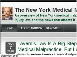 Sites similar to thenewyorkmedicalmalpracticelawblog.com