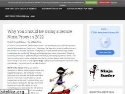 Sites similar to theninjaproxy.org