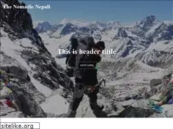 Sites similar to thenomadicnepali.com