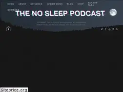 Sites similar to thenosleeppodcast.com