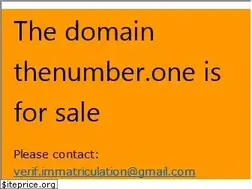 Sites similar to thenumber.one