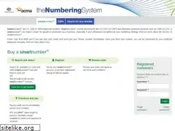 Sites similar to thenumberingsystem.com.au