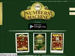 Sites similar to thenumbersmachine.drazbedel.com