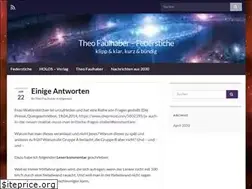 Sites similar to theo-faulhaber.at