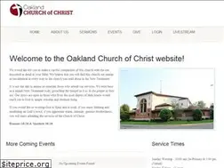 Sites similar to theoaklandchurchofchrist.org