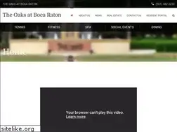 Sites similar to theoaksatbocaraton.net