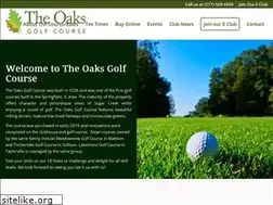 Sites similar to theoaksgolfcourse.com