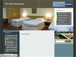 Sites similar to theoaksrestaurant.com