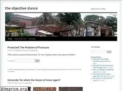 Sites similar to theobjectivestance.net