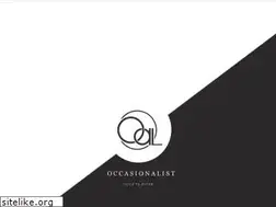 Sites similar to theoccasionalist.com