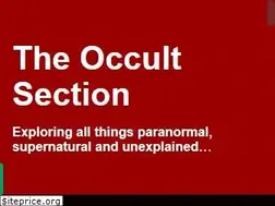 Sites similar to theoccultsection.com