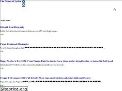 Sites similar to theoceanoflyrics.blogspot.com