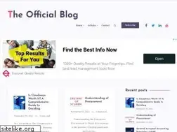 Sites similar to theofficialblog.net