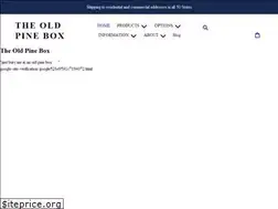 Sites similar to theoldpinebox.com