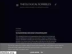 Sites similar to theologicalscribbles.blogspot.com