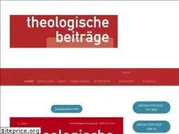 Sites similar to theologische-beitraege.de