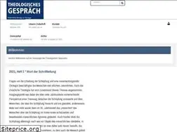 Sites similar to theologisches-gespraech.de