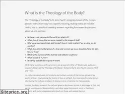 Sites similar to theologyofthebody.net