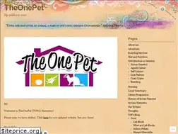 Sites similar to theonepet.wordpress.com