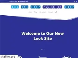 Sites similar to theonestopplasticsshop.co.uk