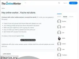 Sites similar to theonlineworker.com