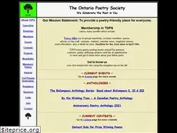 Sites similar to theontariopoetrysociety.ca