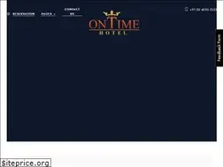 Sites similar to theontimehotel.in