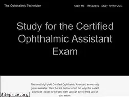 Sites similar to theophthalmictechnician.com