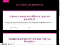 Sites similar to theoriedestendances.com