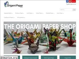 Sites similar to theorigamipapershop.com