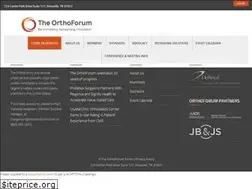 Sites similar to theorthoforum.com