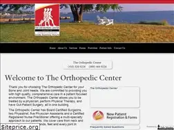 Sites similar to theorthopediccenter.net