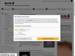 Sites similar to theory.gsi.de